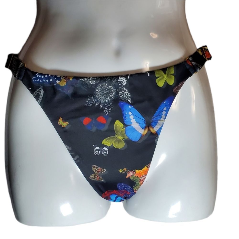 NEW SWIMINISTA X CHRISTIAN LACROIX Wise swim bottom in Butterfly Parade print S